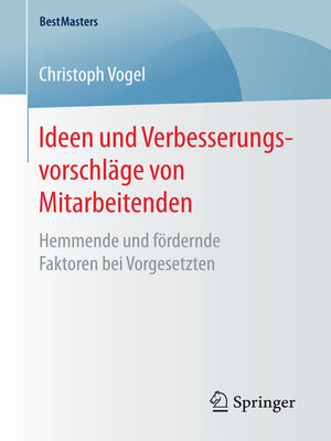 cover image of Ideen und Verbesserungsvorschläge von Mitarbeitenden